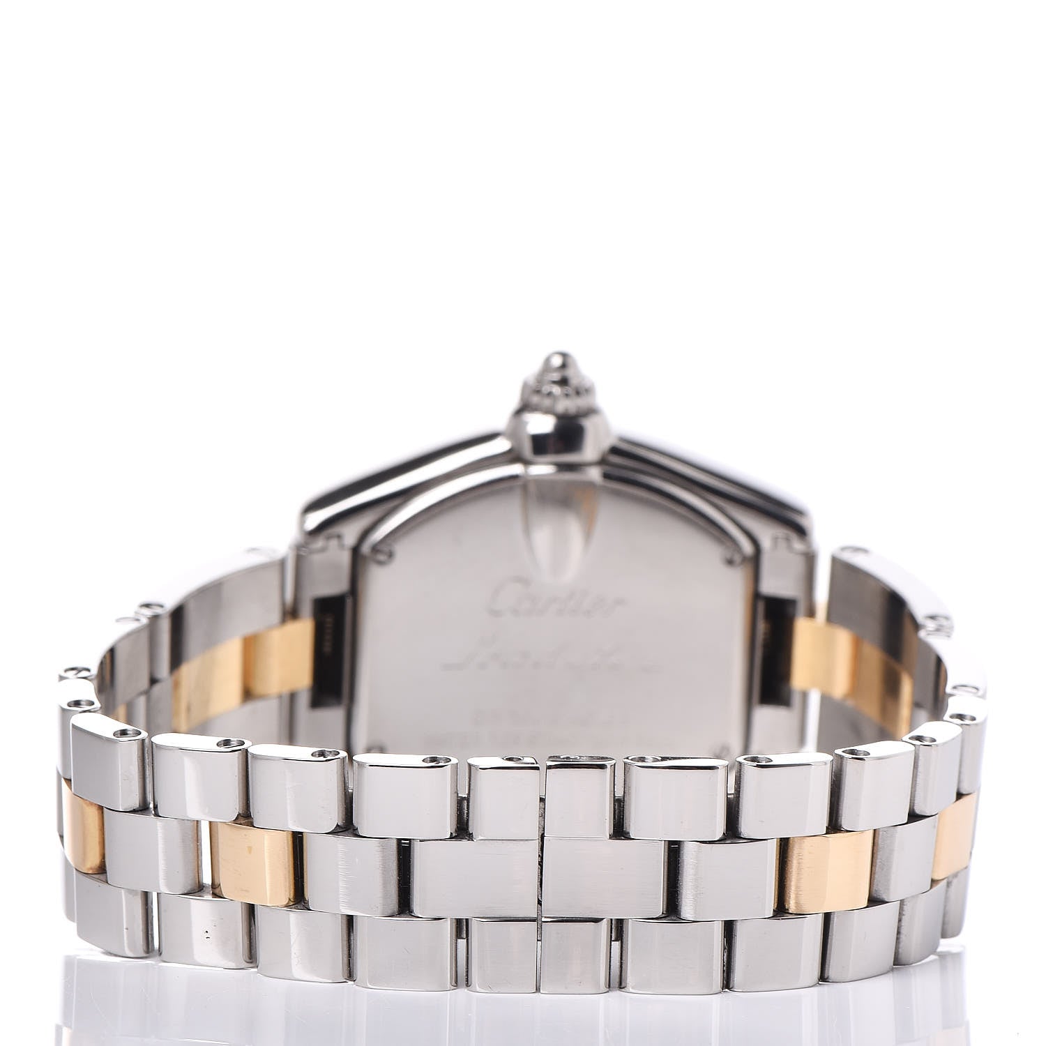 Cartier Stainless Steel 18K Yellow Gold 31mm Roadster Quartz Watch 4 of 5
