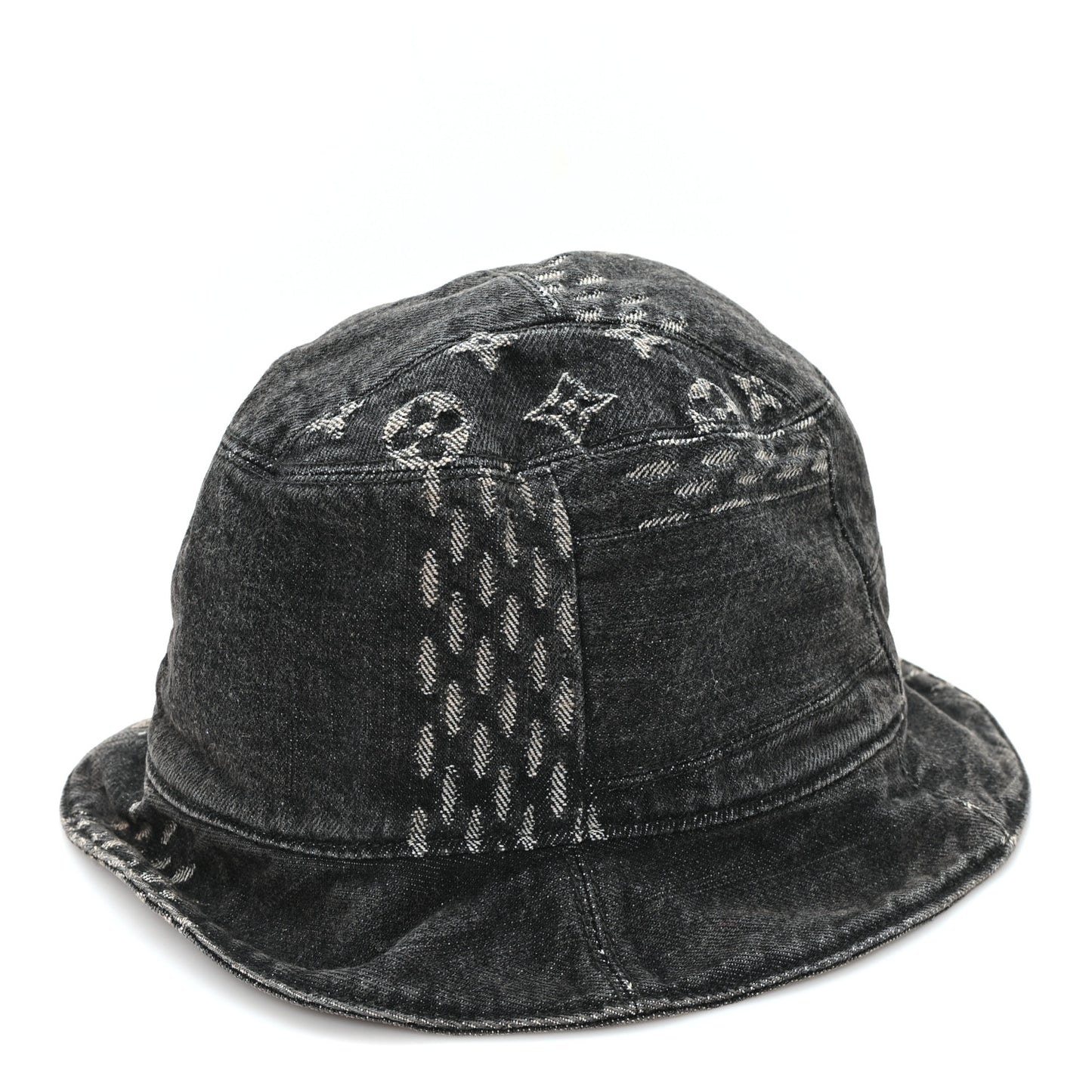 x NIGO Monogram Giant Denim Giant Damier Wave Sun Hat 60 Gray