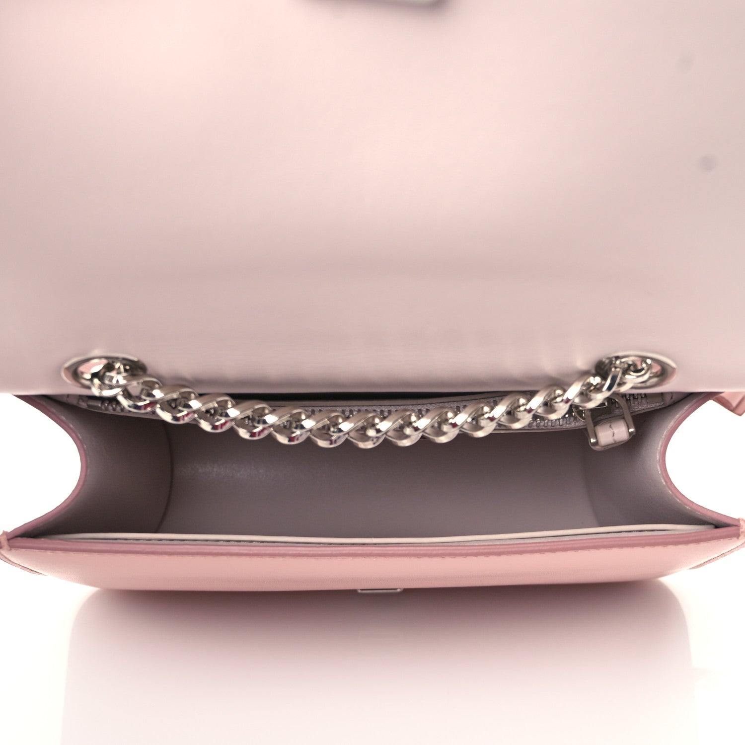 Salvatore Ferragamo Smooth Calfskin Vara Bow Chain Flap Crossbody Bon Bon 5 of 10