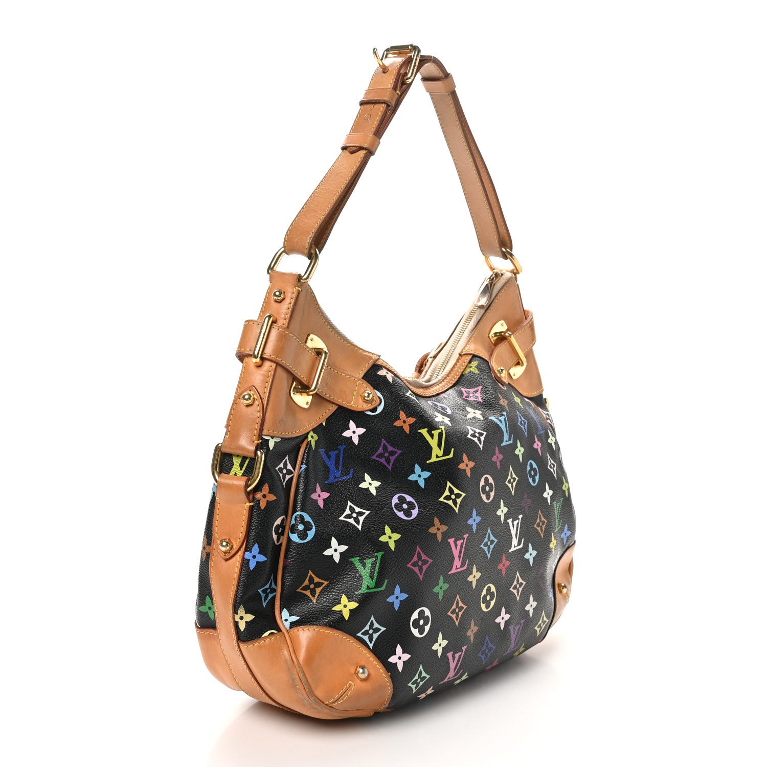 Louis Vuitton Monogram Multicolor Greta Black 3 of 11