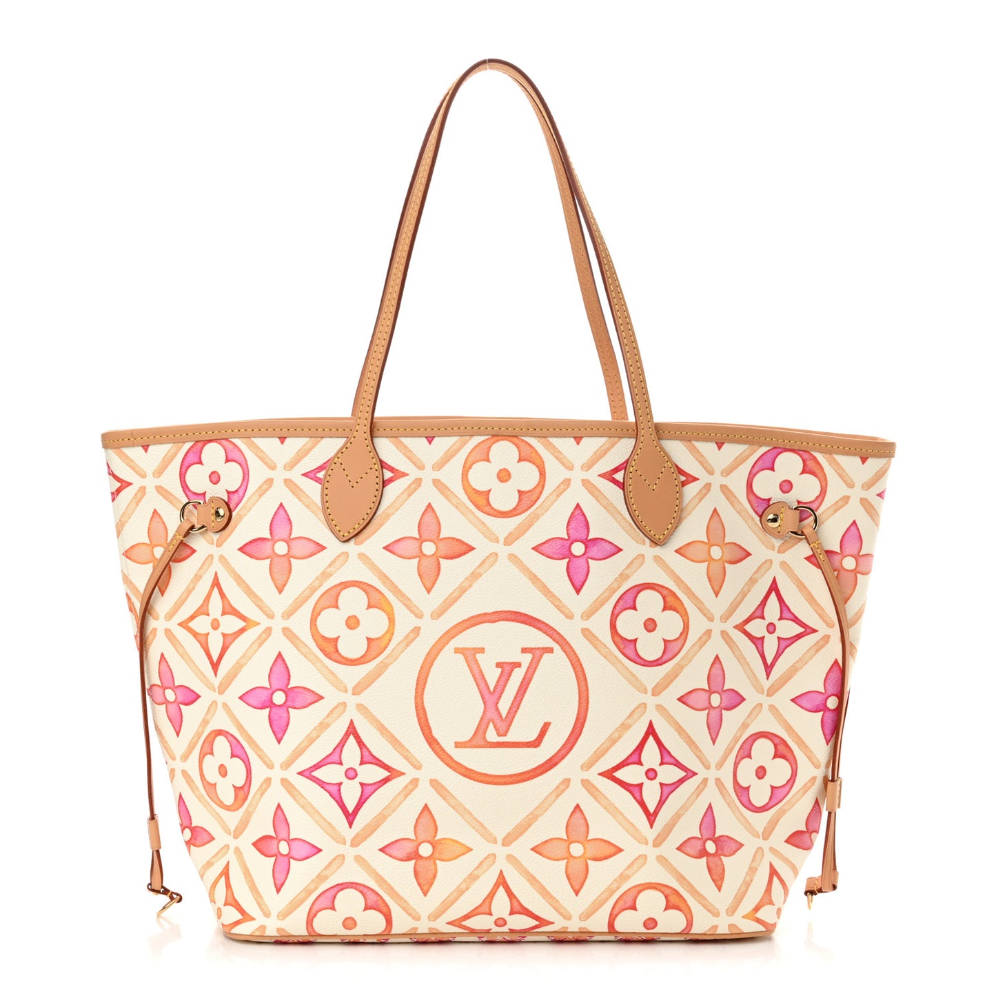 Monogram Giant By The Pool 2.0 Neverfull MM Coral