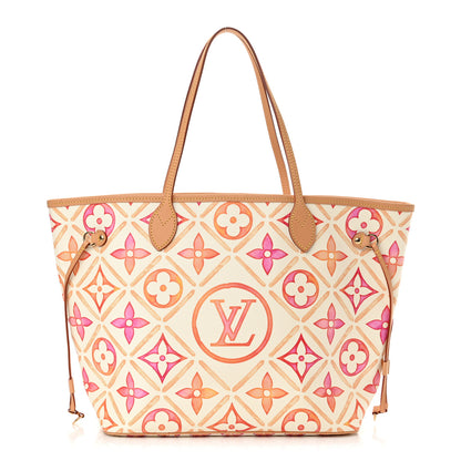 Louis Vuitton Monogram Giant By The Pool 2.0 Neverfull MM Coral 1 of 10
