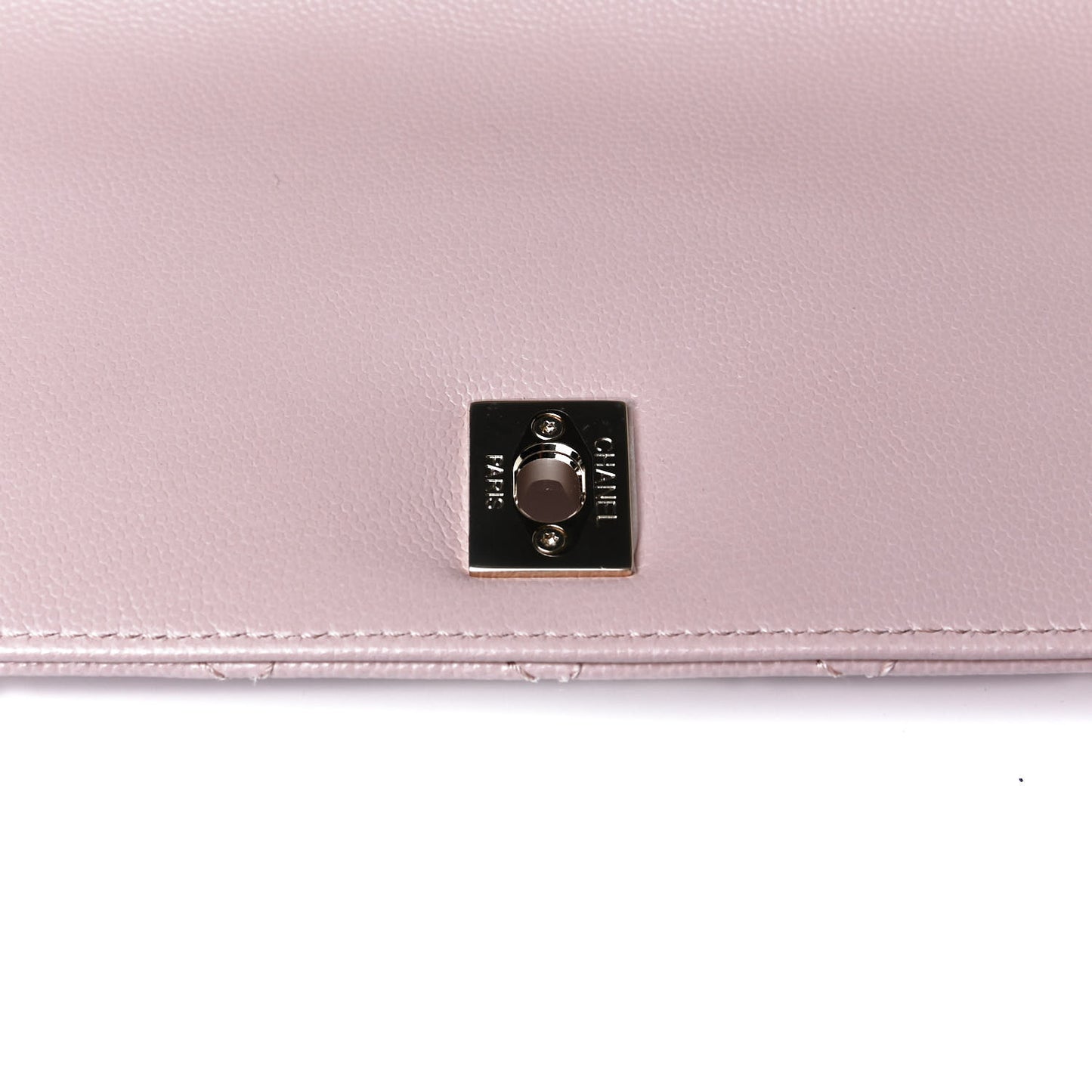 Caviar Quilted Small Coco Handle Flap Light Pink