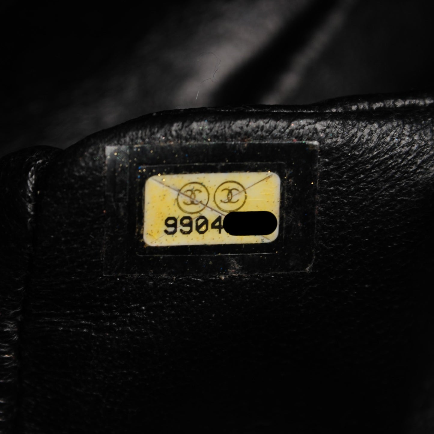 Caviar Quilted Small Double Flap Black