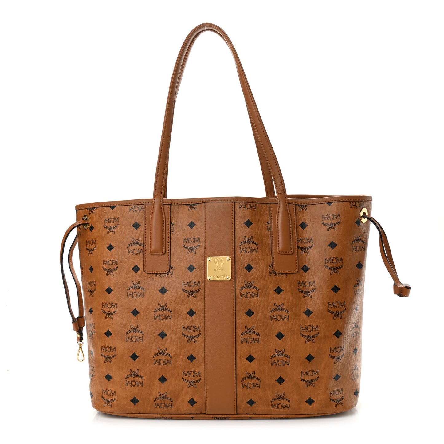 Visetos Large Liz Reversible Shopper Tote Cognac