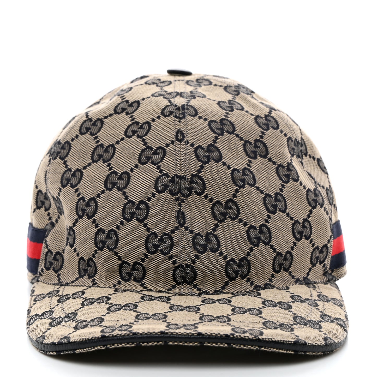 Monogram Web Baseball Hat XL Beige Blue
