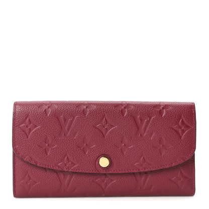 Louis Vuitton Empreinte Emilie Wallet Raisin 1 of 9