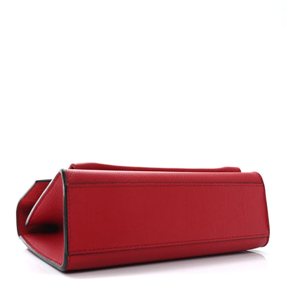 Louis Vuitton Soft Calfskin Mylockme Chain Bag BB Rubis 4 of 10
