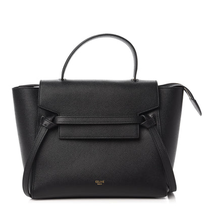 Celine Grained Calfskin Micro Belt Bag Black 1 of 9