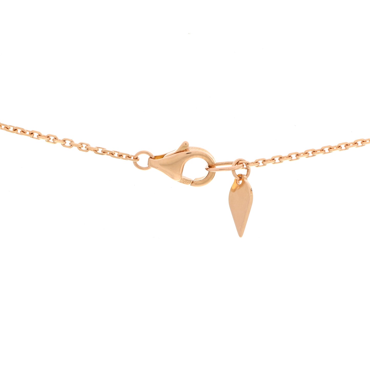 18K Rose Gold Diamond Sunlight Pendant Necklace