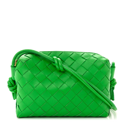 Bottega Veneta Nappa Intrecciato Mini Loop Camera Bag Parakeet 1 of 12