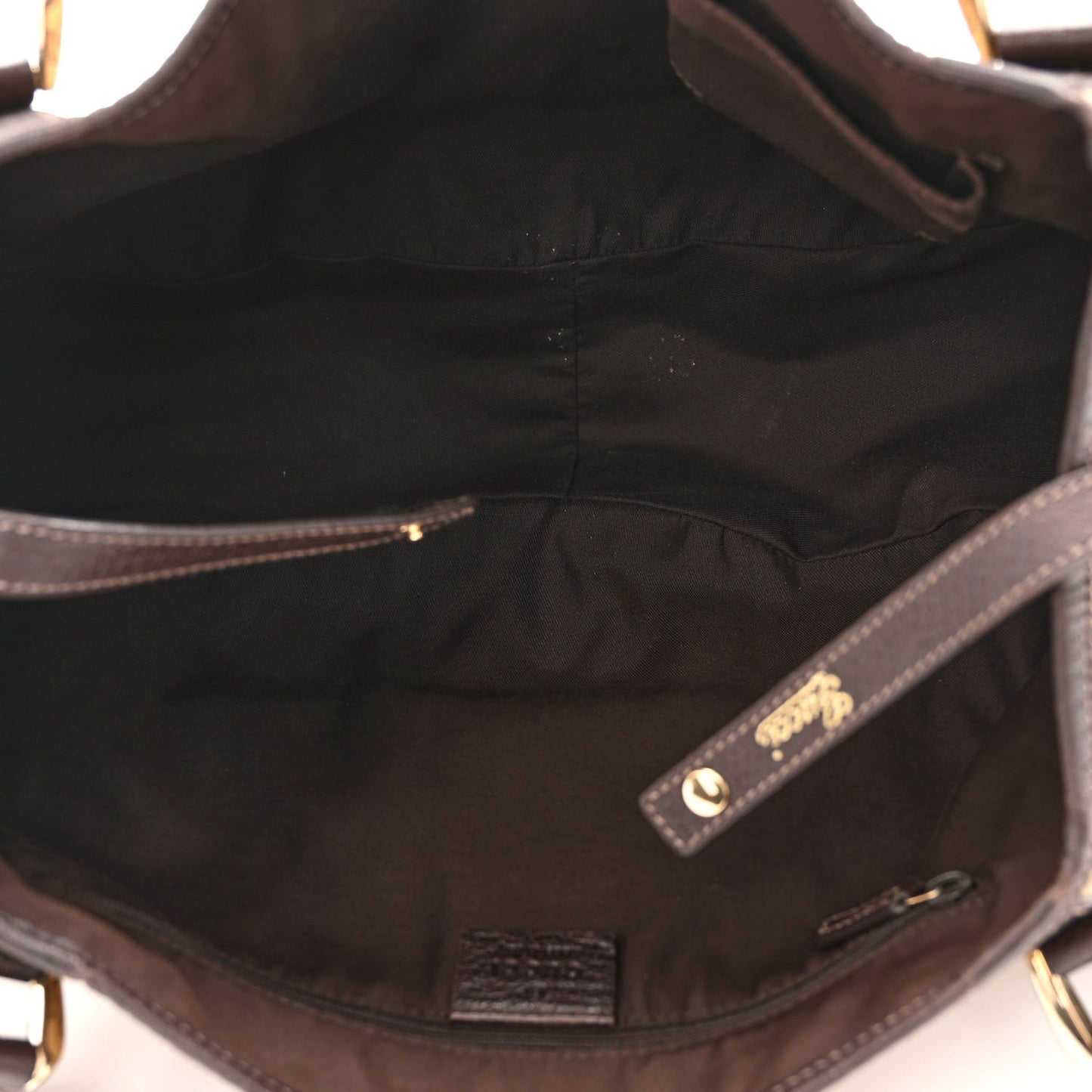 Monogram Medium Abbey Shoulder Bag Dark Brown