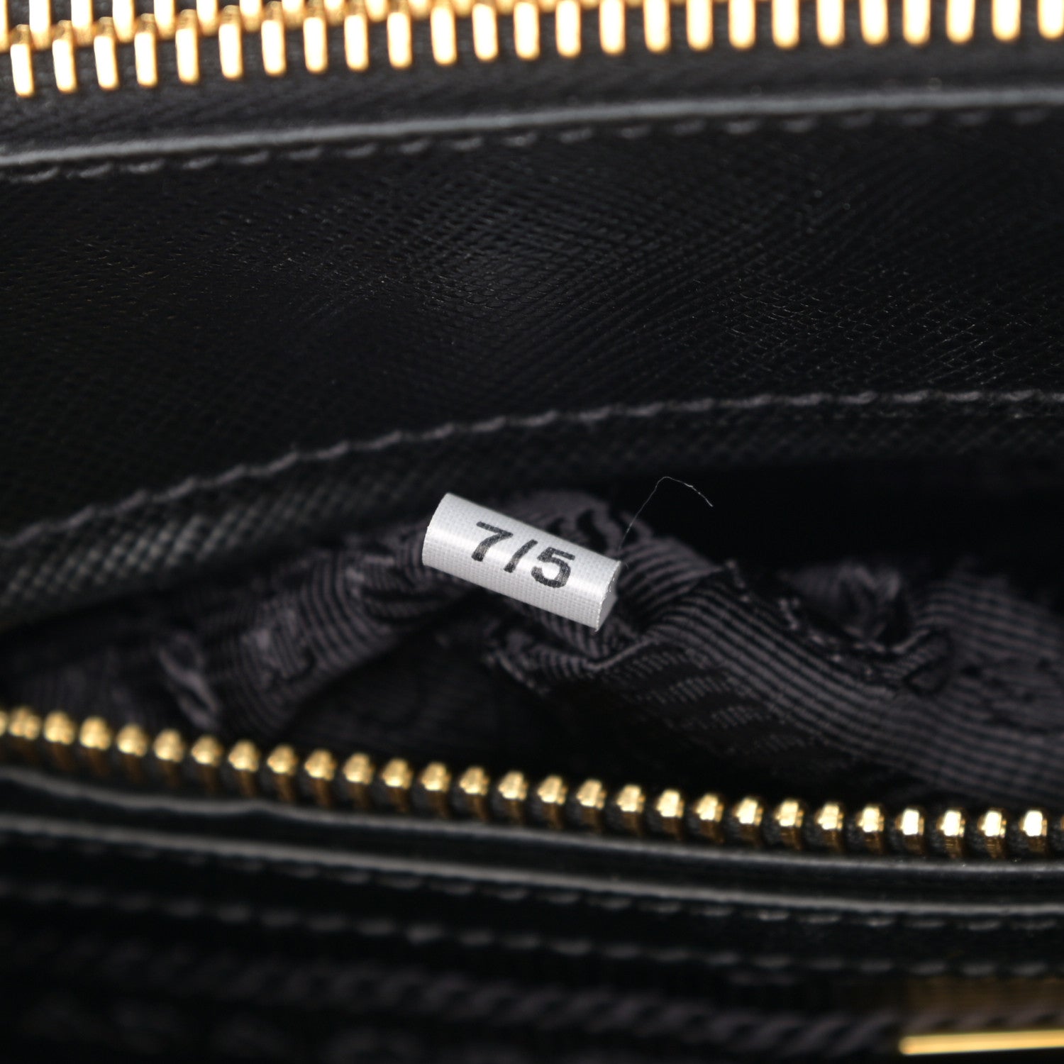 Prada Saffiano Mini Galleria Double Zip Tote Black 7 of 10