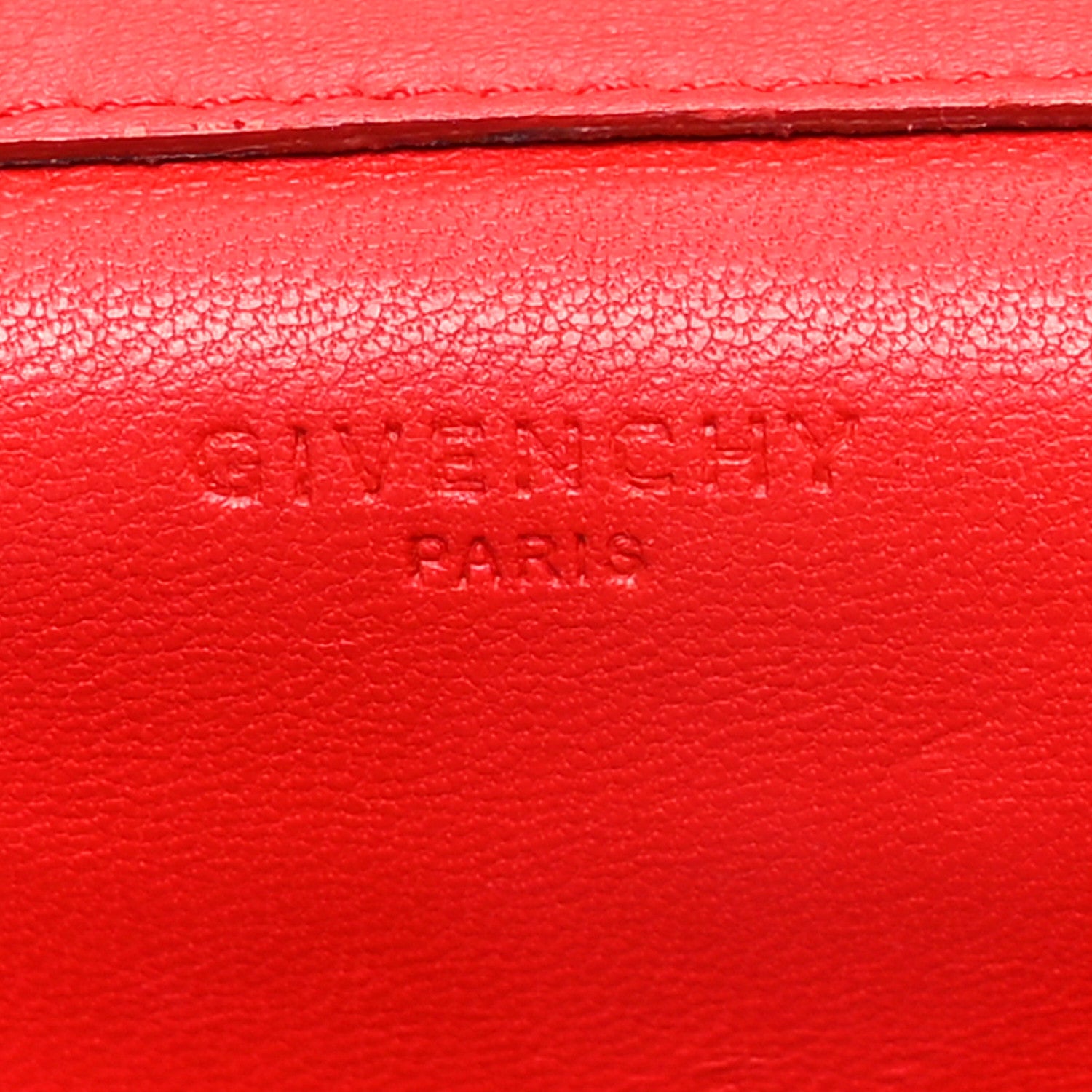 Givenchy Sugar Goatskin Pandora Chain Wallet Red 6 of 10