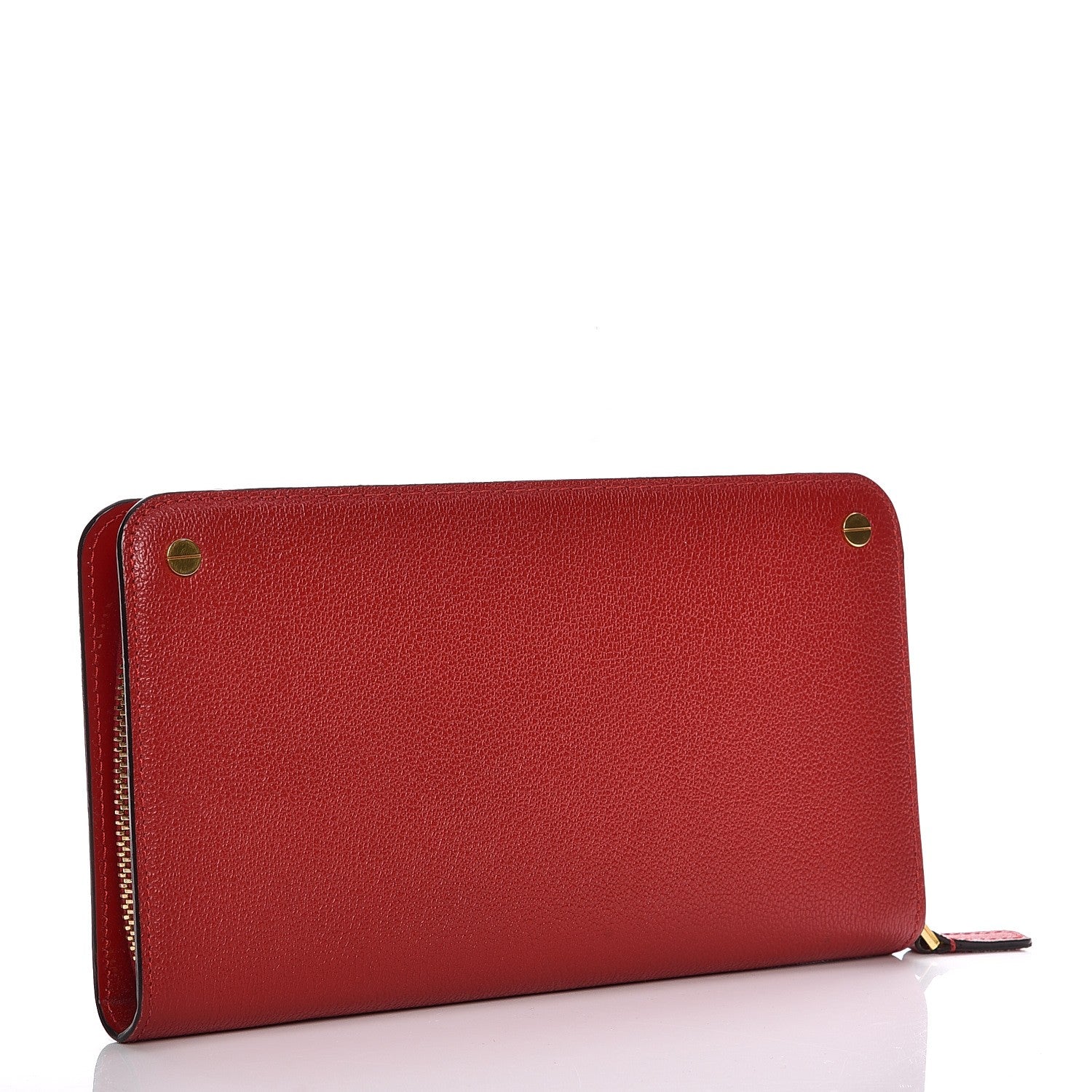 Tom Ford Pebbled Calfskin Continental Wallet Red 3 of 7