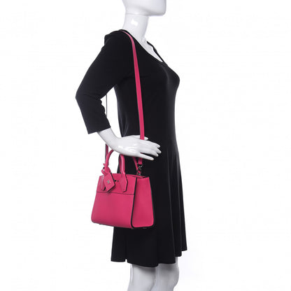 Louis Vuitton Calfskin City Steamer Mini Rose Falbala 2 of 9