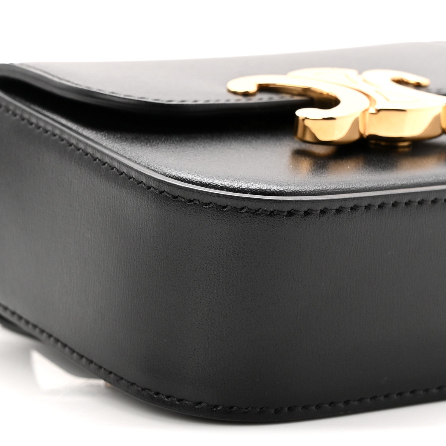 Celine Shiny Calfskin Mini Claude Belt Bag 75 30 Black 9 of 11
