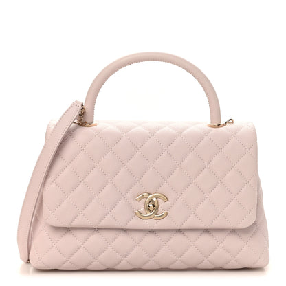 Chanel Caviar Quilted Small Coco Handle Flap Lilas Lilac 1 of 11