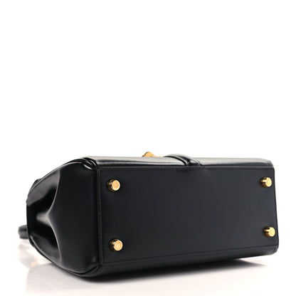 Celine Satinated Calfskin Small 16 Top Handle Bag Black 4 of 10