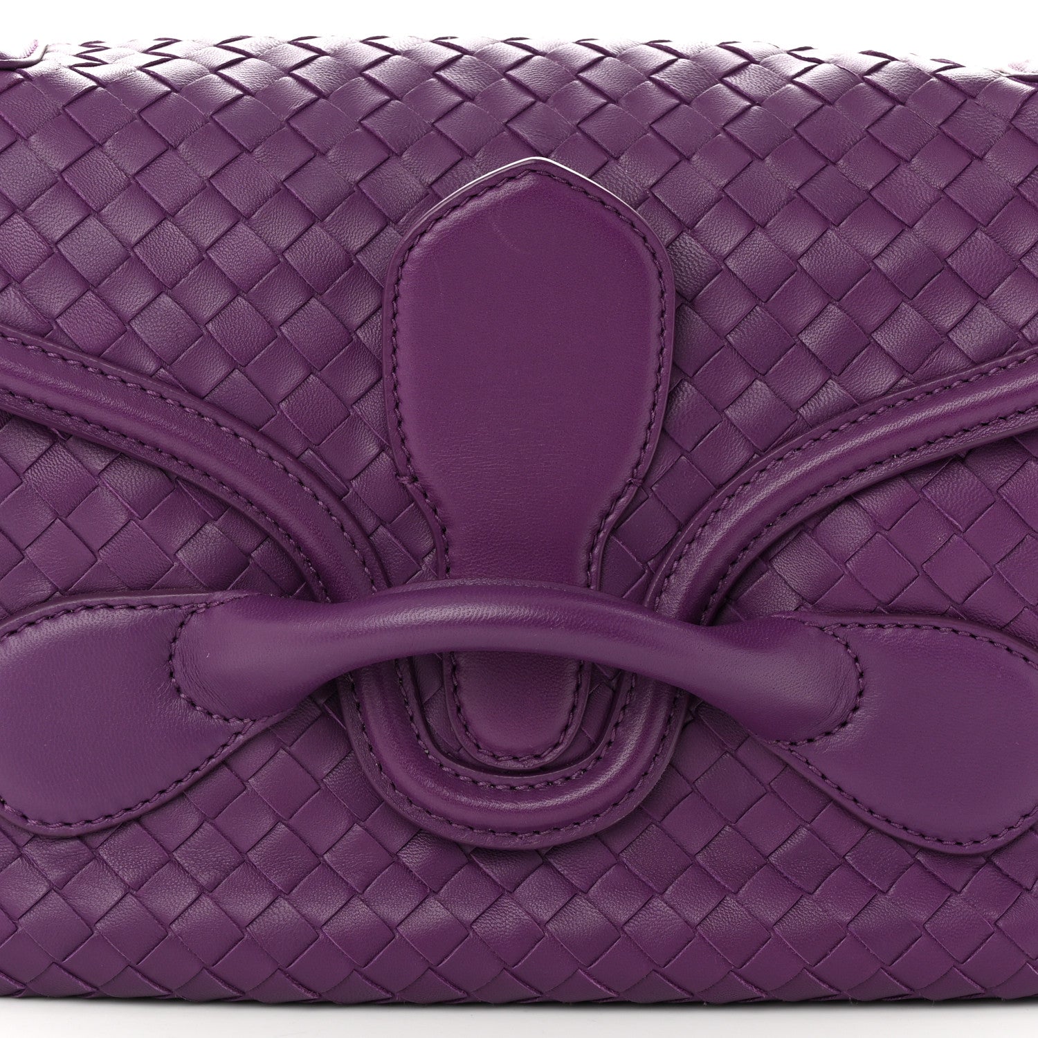 Bottega Veneta Nappa Intrecciato Rialto Shoulder Bag Monalisa 8 of 10
