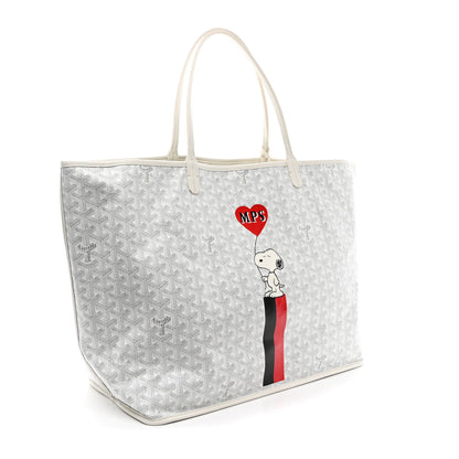 Goyard X PEANUTS Goyardine Reversible Anjou GM White 5 of 19