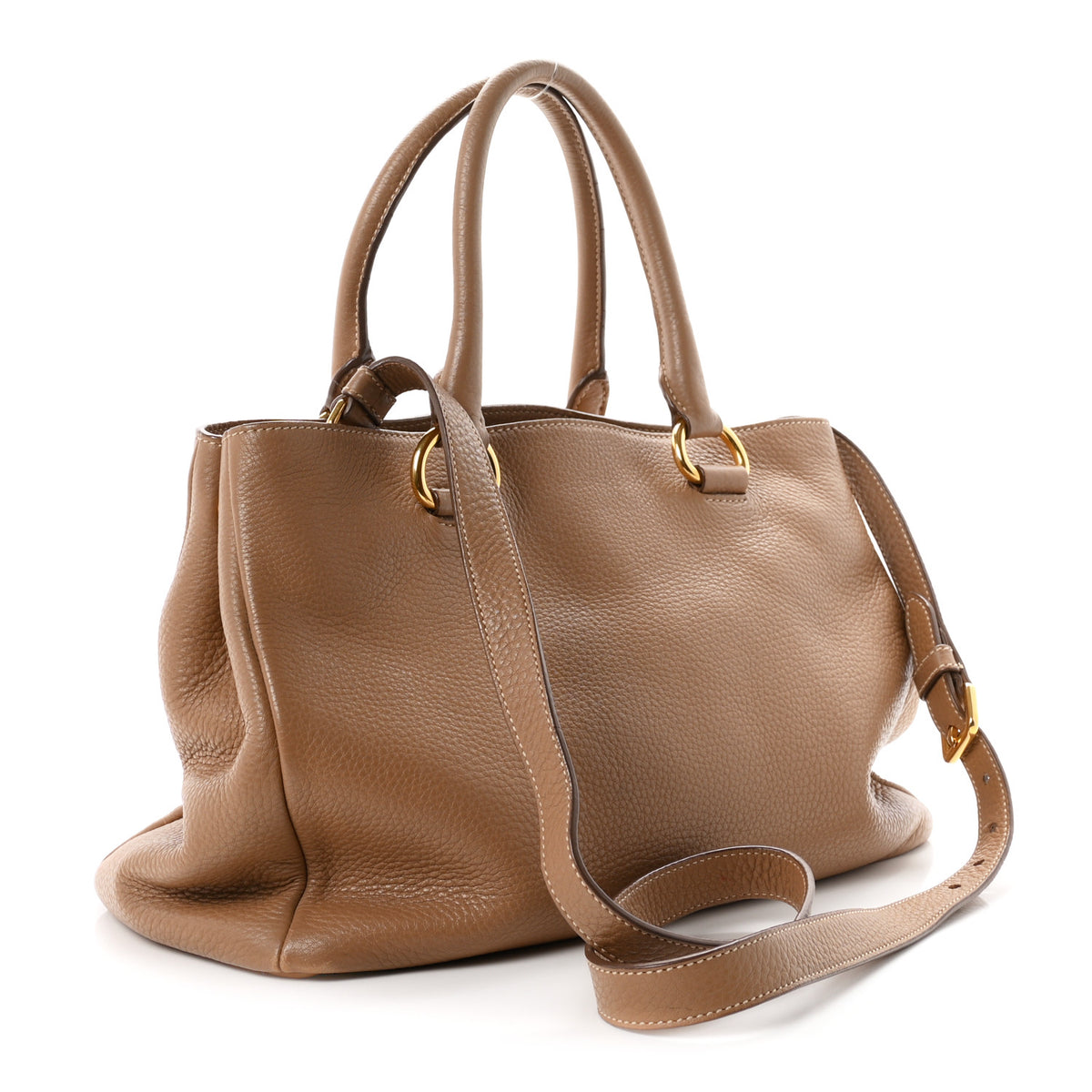 Prada Vitello Daino Shopping Tote Cammeo 3 of 11