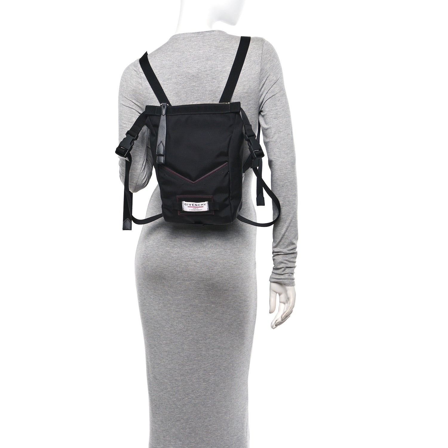 Givenchy Nylon Mini Downtown Backpack Black 2 of 10