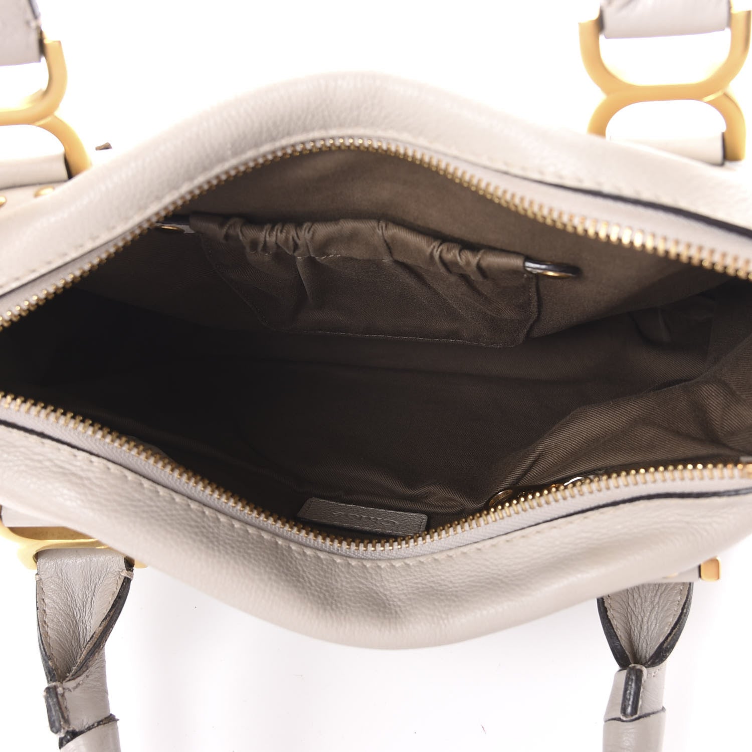 Chloe Calfskin Medium Marcie Satchel Dove 5 of 9