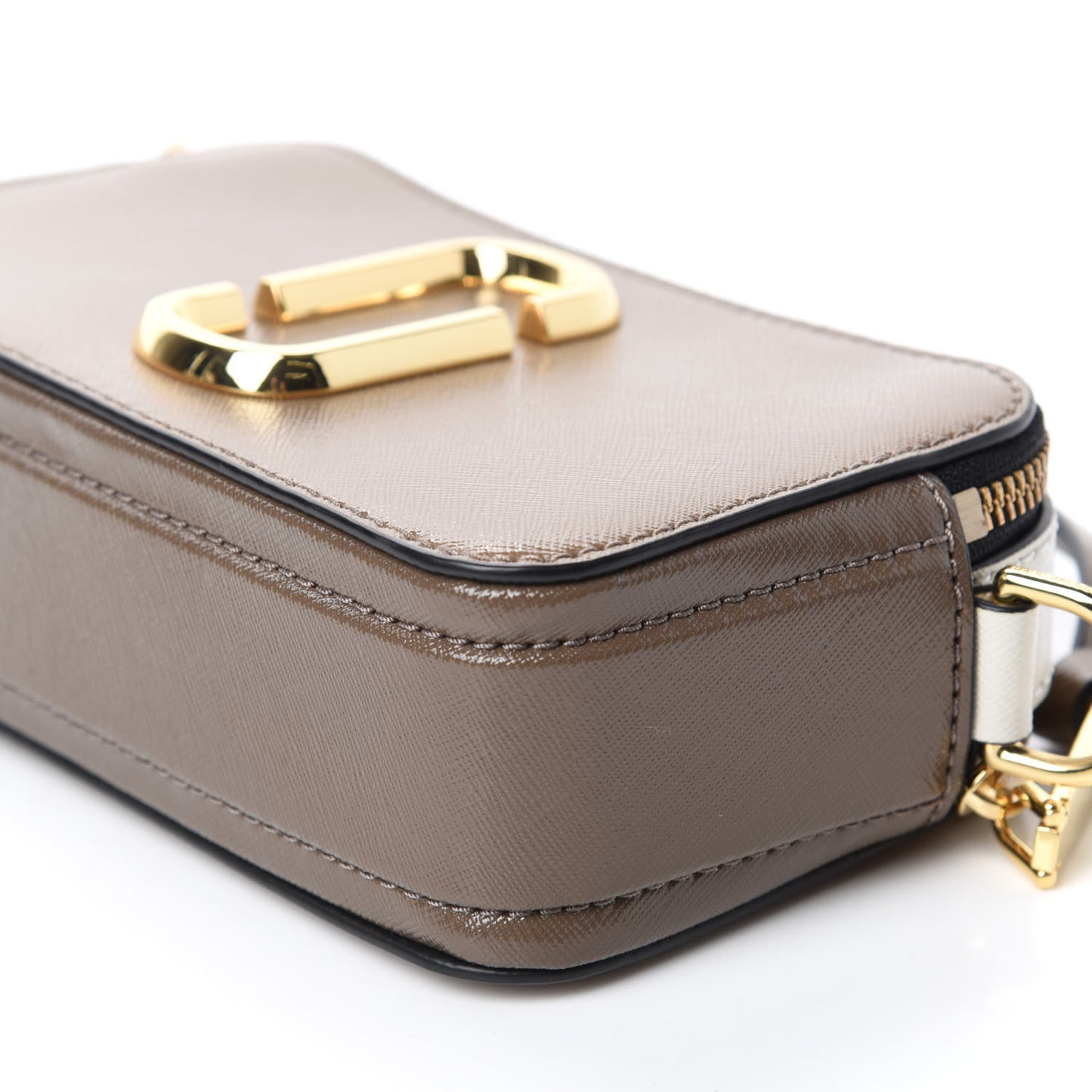 Saffiano Small Snapshot Camera Bag Sandcastle