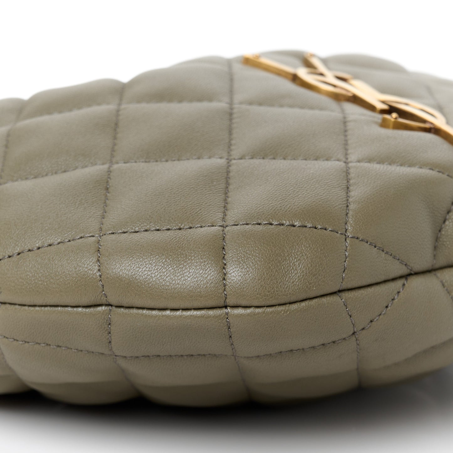 Lambskin Quilted Icarino Bag Dark Strong Moss
