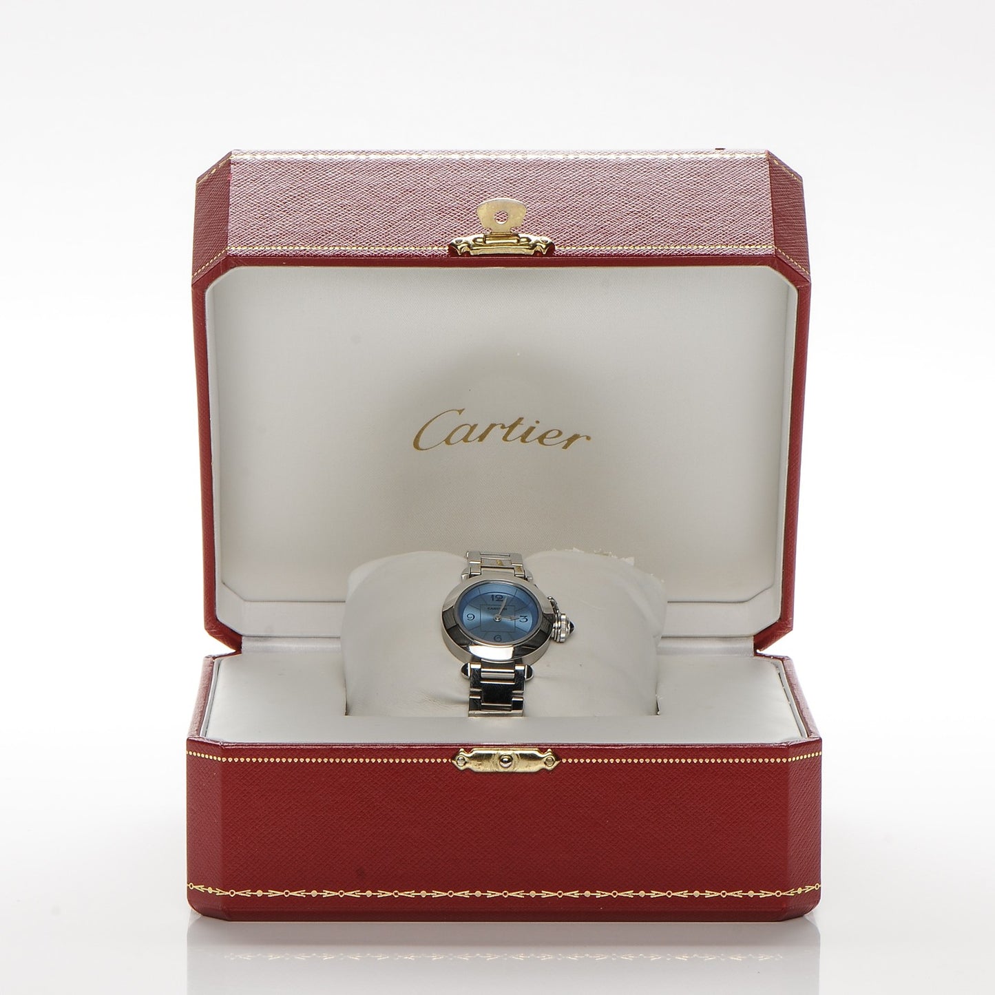 Stainless Steel 27mm Miss Pasha Quartz Watch Blue