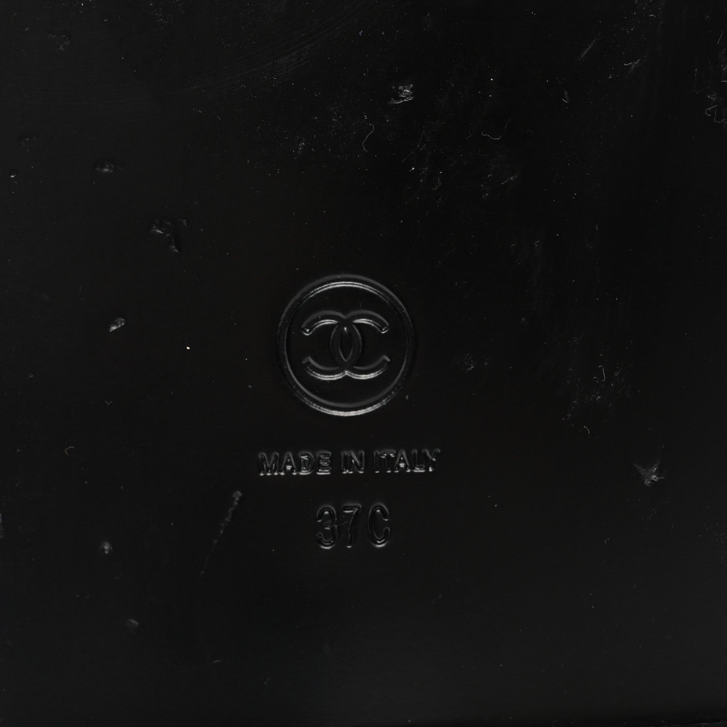 Chanel Tweed Velcro Dad Sandals 37 Black 7 of 14