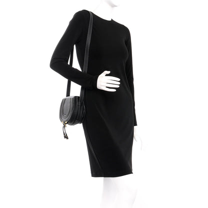 Chloe Calfskin Mini Marcie Round Crossbody Bag Black 2 of 7