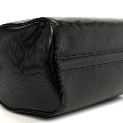 Louis Vuitton Epi Speedy 25 Black 10 of 11