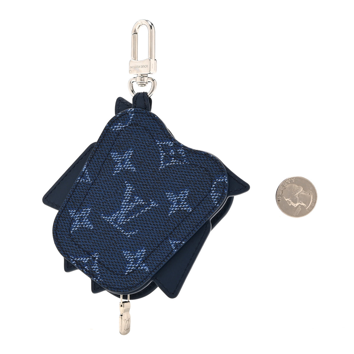 Louis Vuitton Monogram Owl Bag Charm Ocean 2 of 6