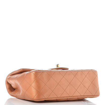 Chanel Metallic Lambskin Quilted Mini Rectangular Flap Copper 4 of 15