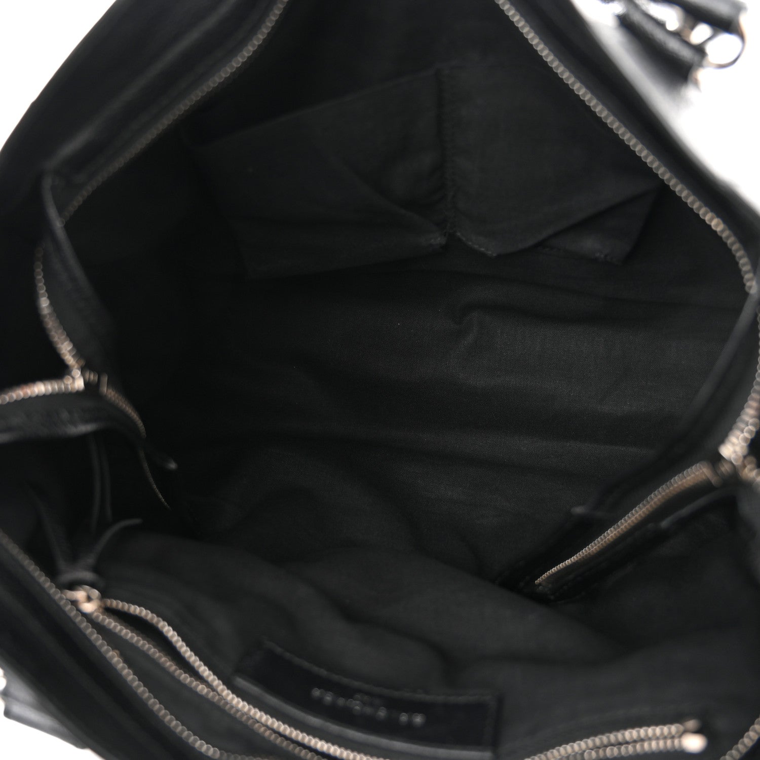 Balenciaga Chevre Silver Metallic Edge Hardware City Black 5 of 10