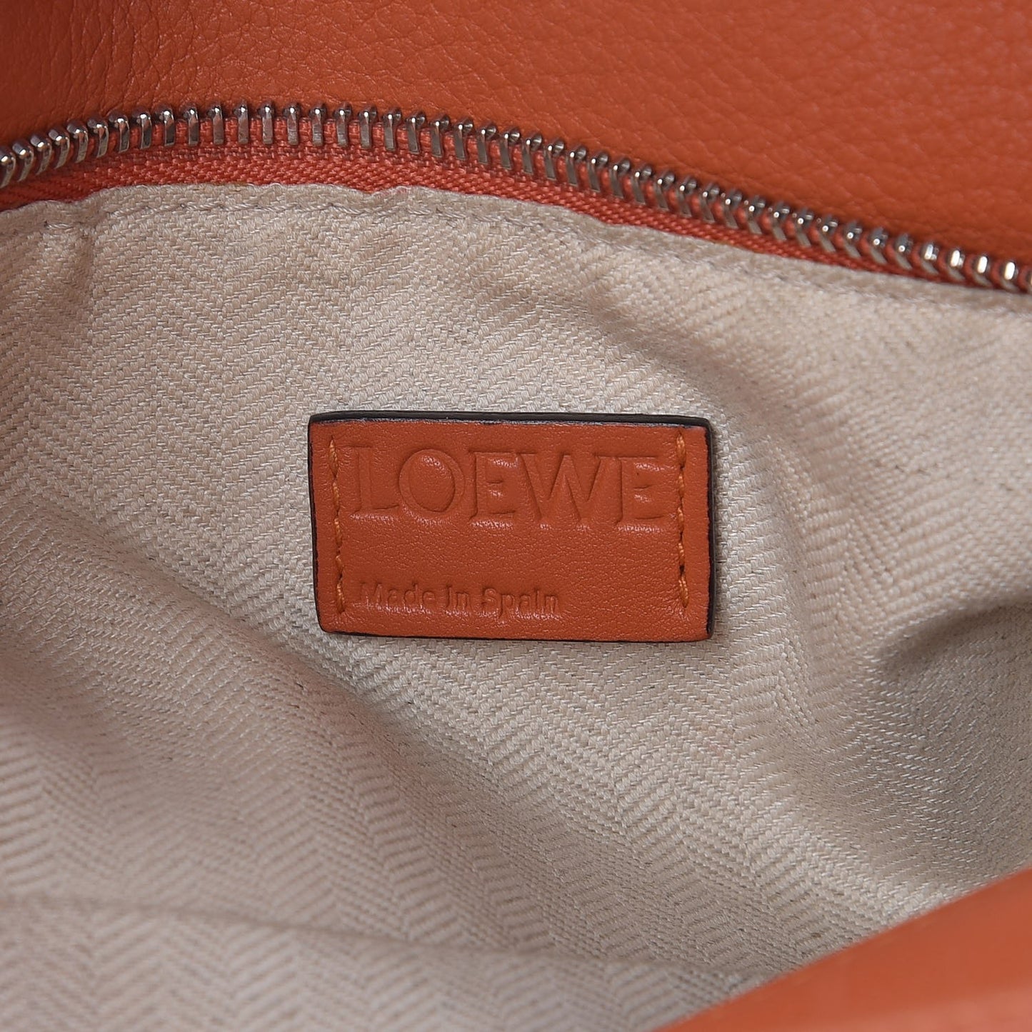 Calfskin Puzzle Bag Orange