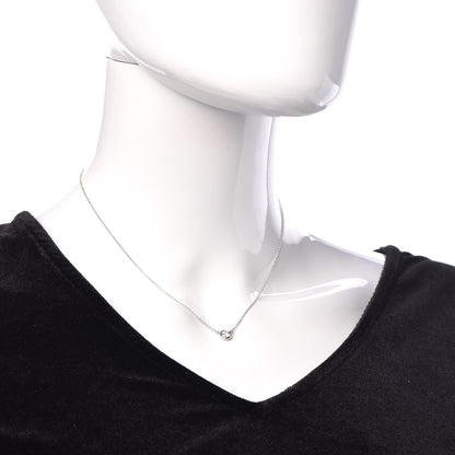 Tiffany Platinum Diamond .43ct Elsa Peretti Diamonds by the Yard Pendant Necklace 2 of 8