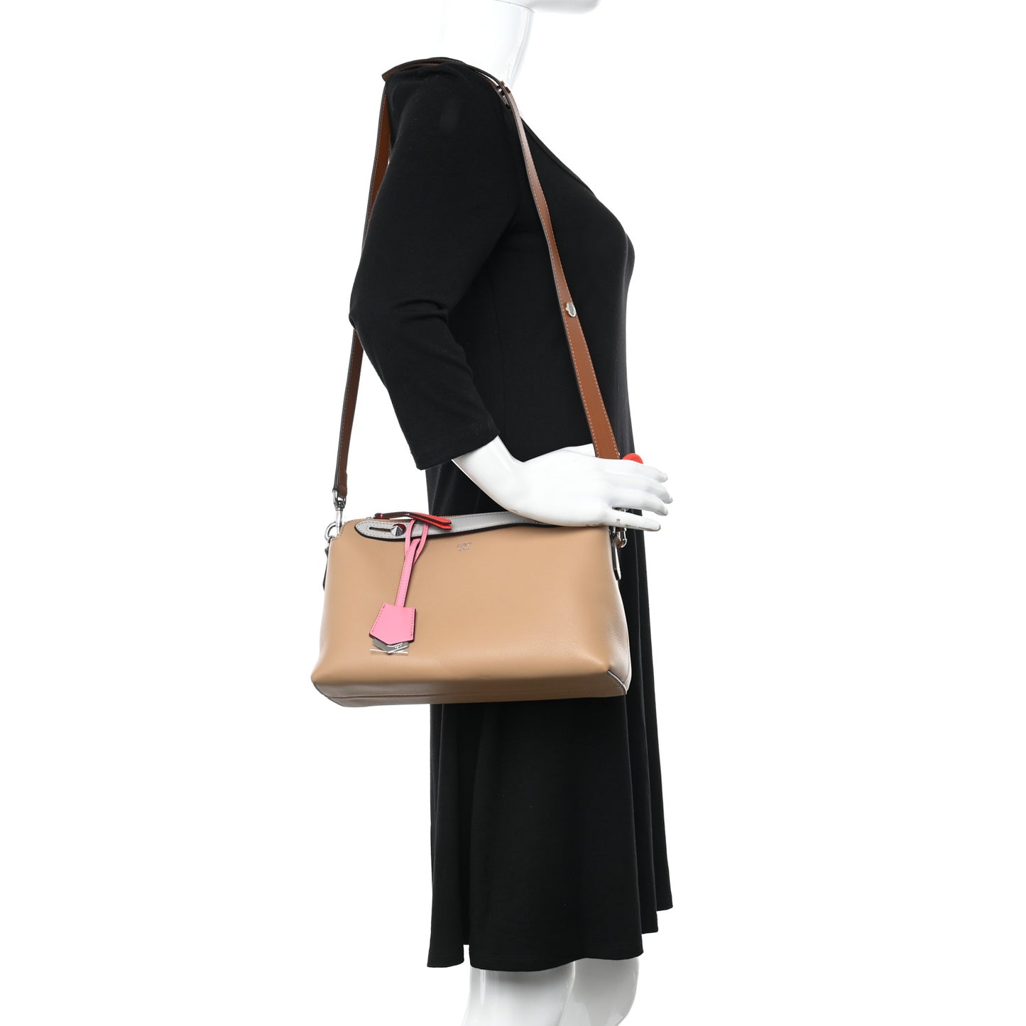 Vitello Dolce 5 Color Medium By The Way Boston Bag Cuoio Multicolor
