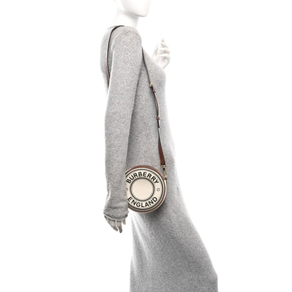 Burberry Canvas Calfskin Louise Bag Natural 2 of 11