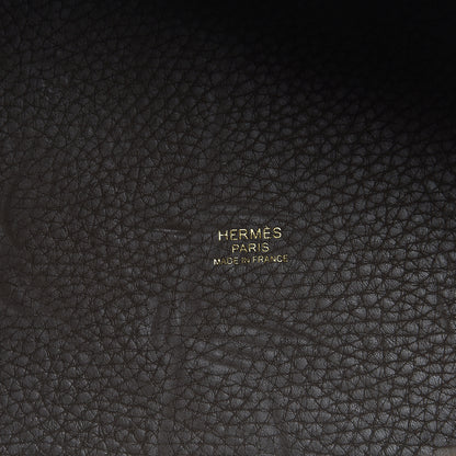 Hermes Taurillon Clemence Picotin Lock 22 MM Etoupe 6 of 10