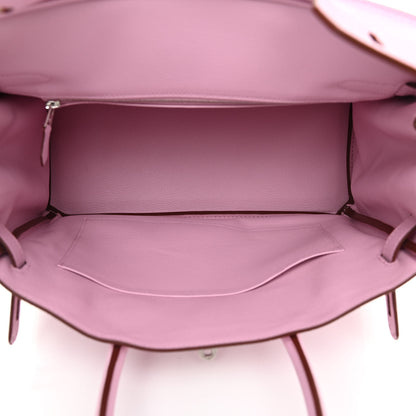 Hermes Taurillon Clemence Birkin 30 Mauve Sylvestre 5 of 11