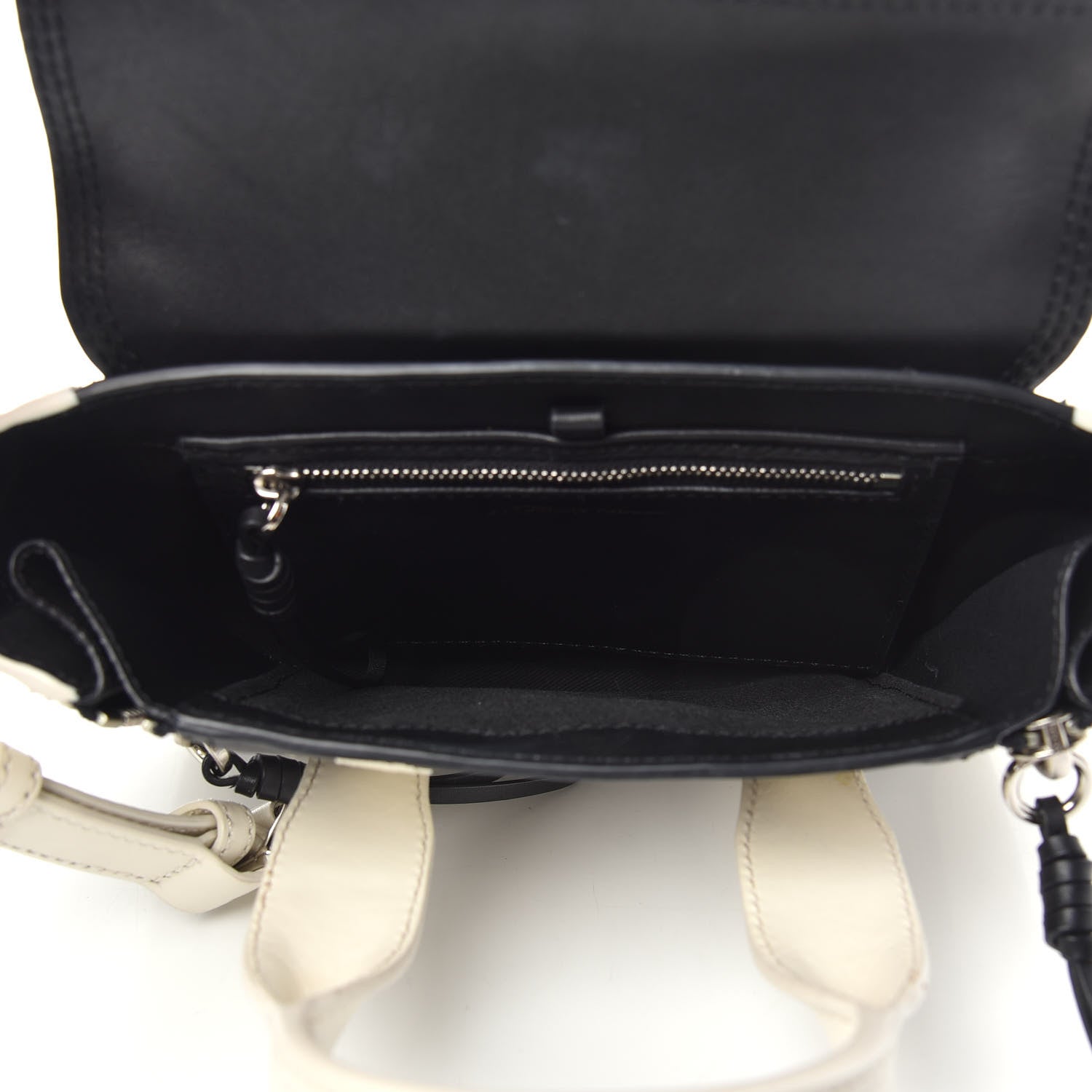 3.1 Phillip Lim Mini Embroidered Pashli Satchel White Black 5 of 13