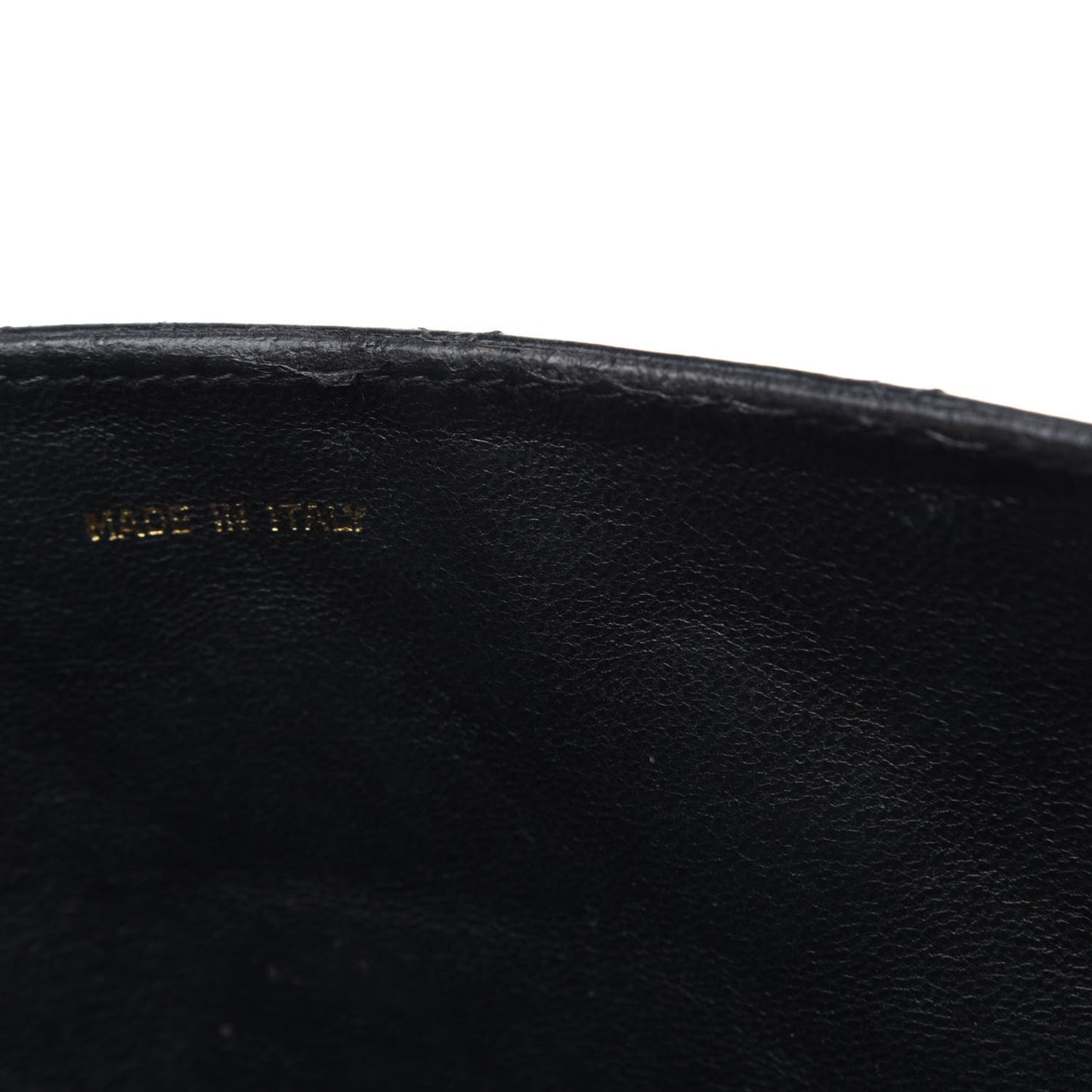 Lambskin Quilted Small Tassel Single Flap Black