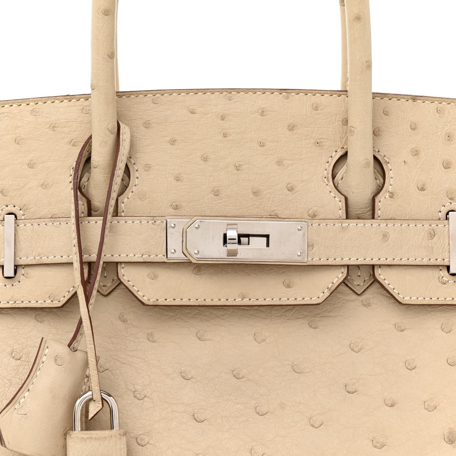 Hermes Ostrich Birkin 30 Parchemin 8 of 17