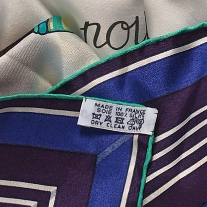 Hermes Silk Couvertures Et Tenues de Jour Scarf 140 4 of 4