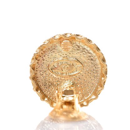 Chanel CC Clip On Earrings Gold 4 of 4