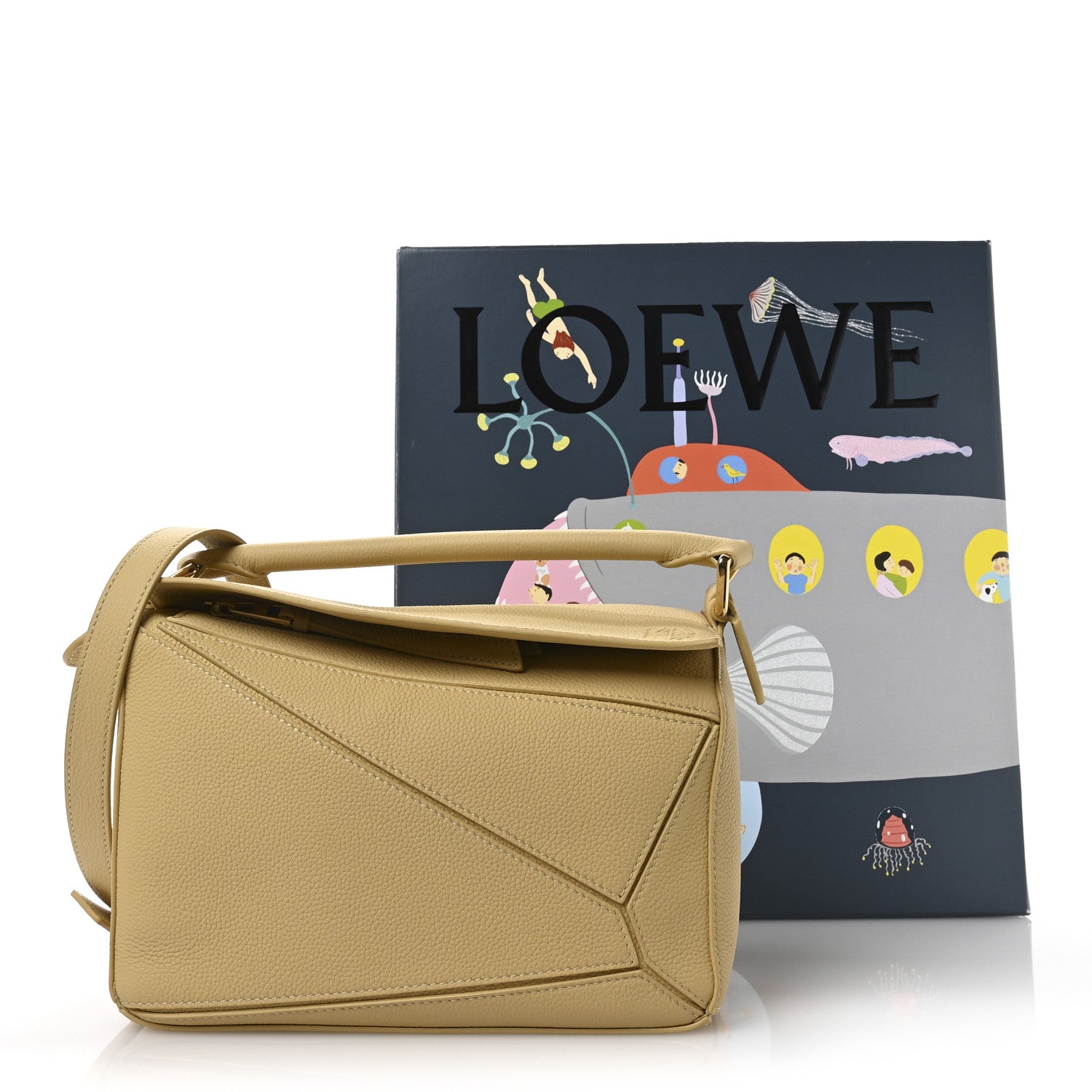 Loewe Calfskin Small Puzzle Bag Dark Butter 11 of 11