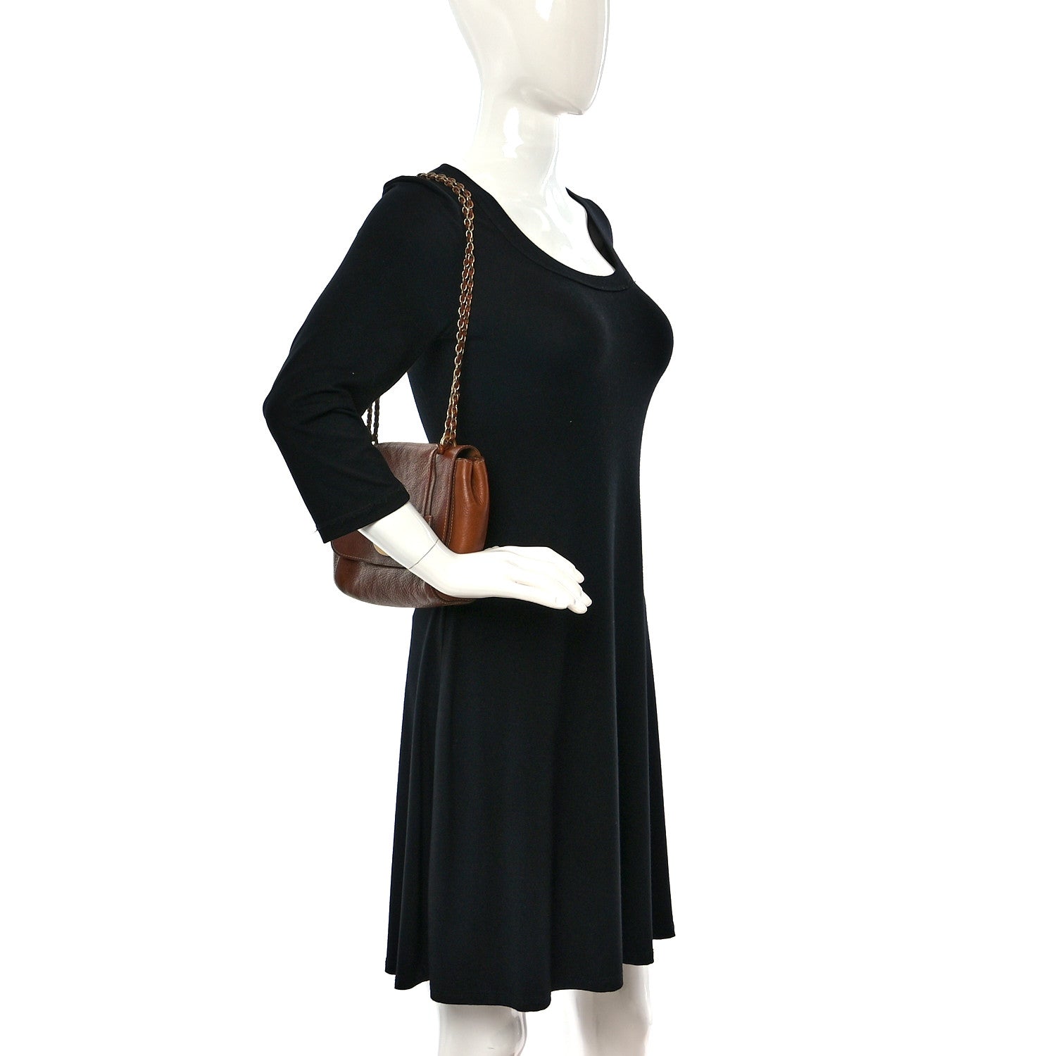 Mulberry Natural Calfskin Small Lily Flap Oak 2 of 19